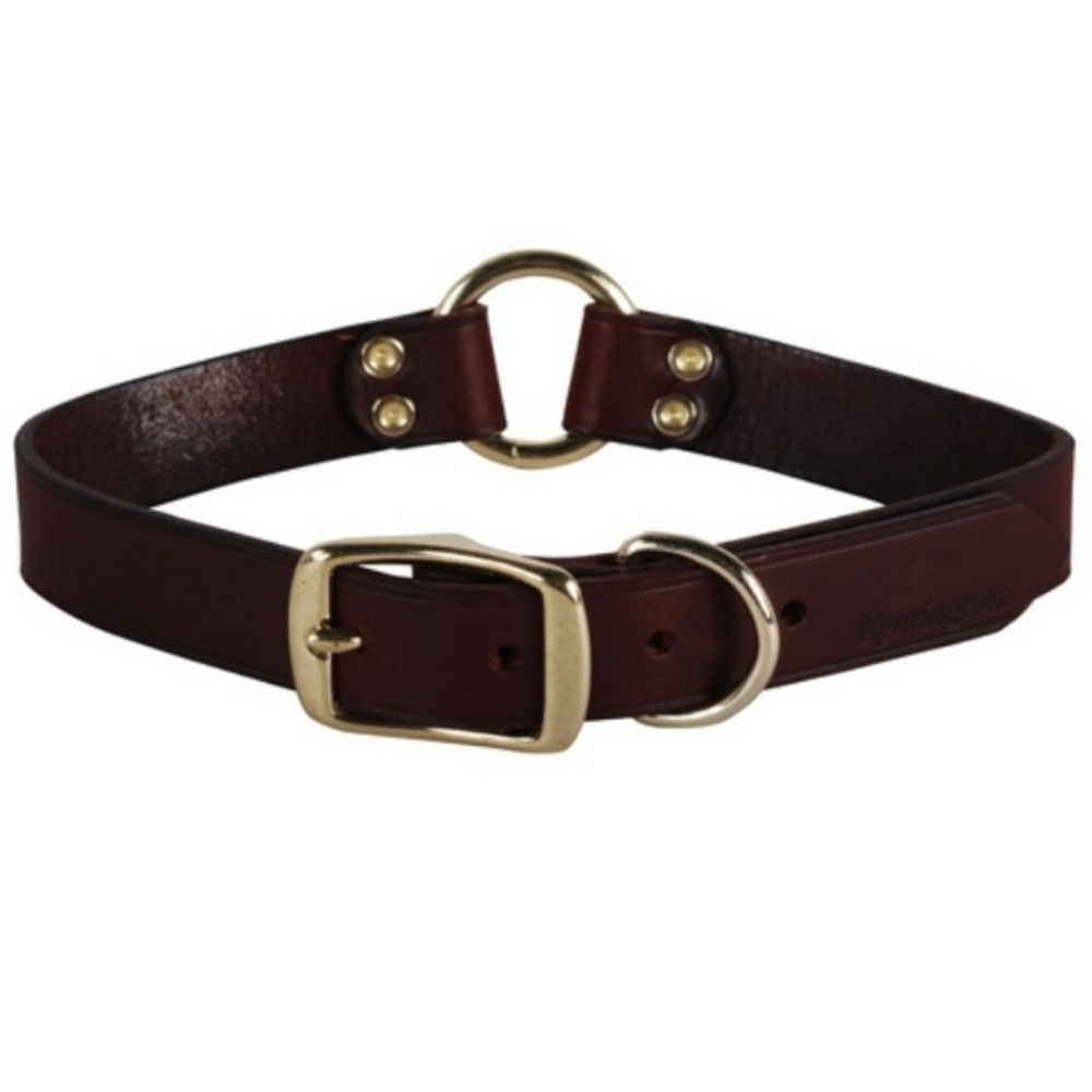 Remington Leather Center Ring Collar  24"